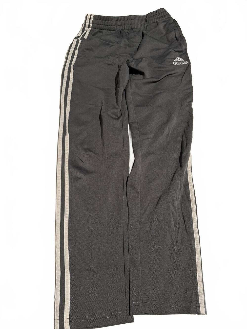 Adidas Track Pants Black 90s Relaxed Cut - Boy Large
